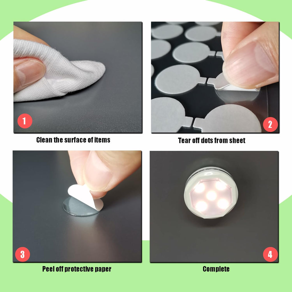 Sticky Tack Putty Double Sided Tape Dots Removable Stickers 0.4in 160PCS