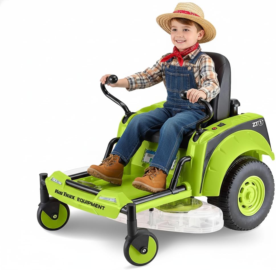 12V Zero Turn Lawn Mower Toodler Toys - Ride on Toy, Outdoor Toys, Tractor Toy, Riding Mower, Ride On Tractor, Dual