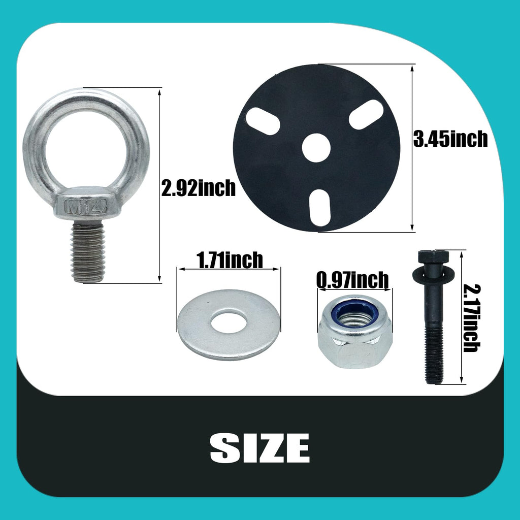 Outboard Engine Lifting Ring Tool Compatible with OMC, Johnson, BRP, ETEC Outboard Motor