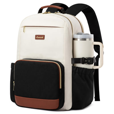 Laptop Backpack for Women with Pouch Pocket for Large Capacity Cup,17 Inch Laptop Computer Bag Travel Backpack