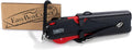 Modern Box Cutter, Extra Tape Cutter at Back, Dual Side Edge Guide, 3 Blade Depth Setting, 2 Blades and Holster