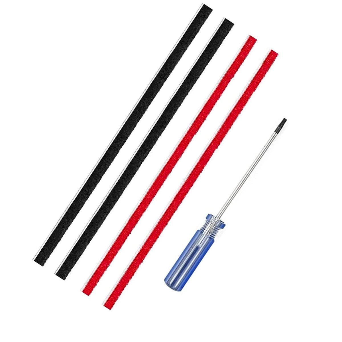 Fixbetter 4Pcs Replacement Rolling Brush Plush Strips For Dyson V8, V10 Vacuum Cleaner, Vacuum Cleaner Rolling Brush Strips with Screwdriver