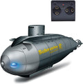 Mini RC Submarine for, 2.4G 6CH Remote Control Boat Remote Control Submarine, Model Electronic Water Toy Boat for