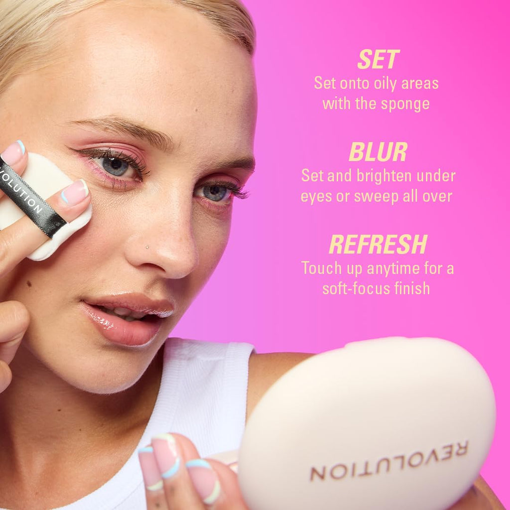 Revolution Powder Pops Instant Blur Setting Powder, Translucent