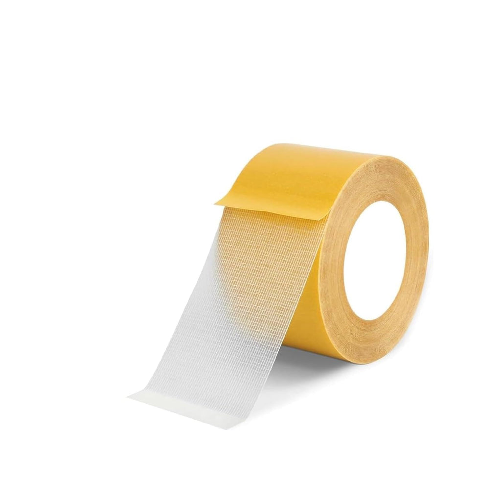 Heavy Duty Double Sided Tape, Fabric Mesh Adhesive Carpet Tape，1.18" × 33FT