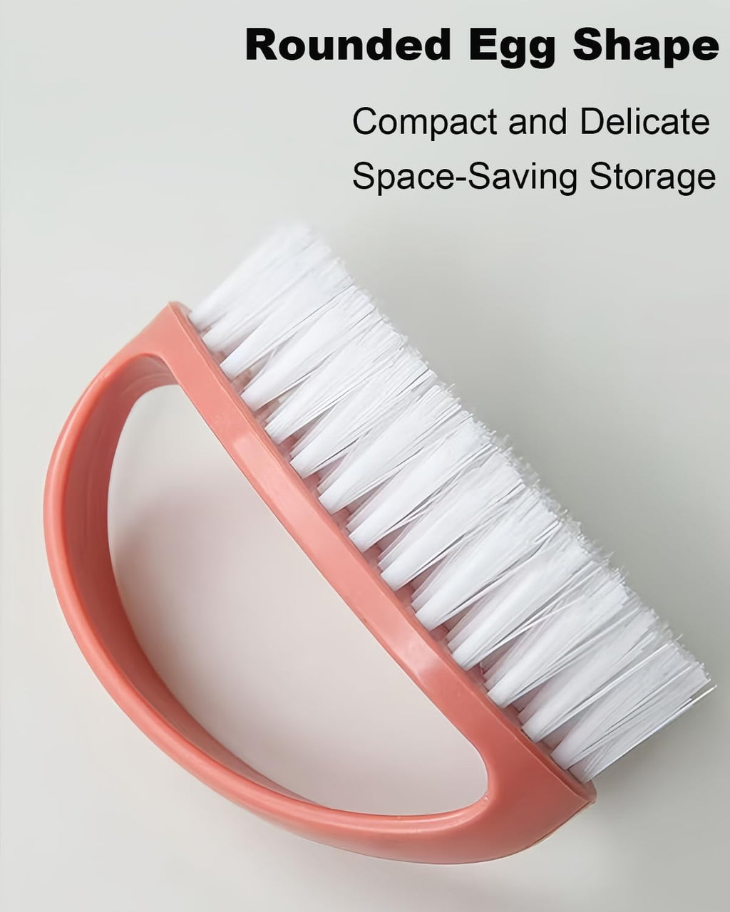 Small Scrub Brush for Cleaning - 4 Pack Scrubbing Brushes with Stiff Nylon Bristles Heavy Duty Cleaning Brush