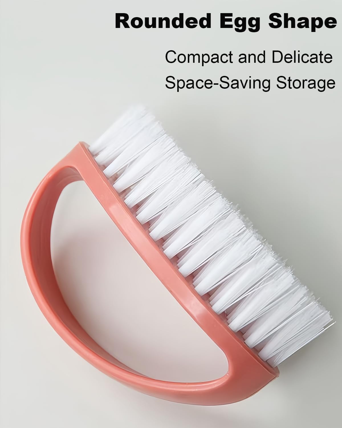 Small Scrub Brush for Cleaning - 4 Pack Scrubbing Brushes with Stiff Nylon Bristles Heavy Duty Cleaning Brush