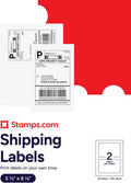 Shipping Labels, 5.5 x 8.5 Inch Half Sheet, 2 Per Sheet, 250 Count