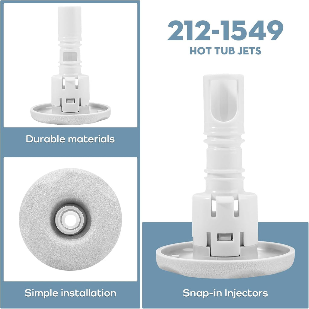 2" Spa Hot Tub Jet Replacements for Cluster Storm 212-1549 Directional Jet