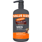 Men's Face & Body Moisturizer, Cocoa Butter Formula (33.8 Oz)