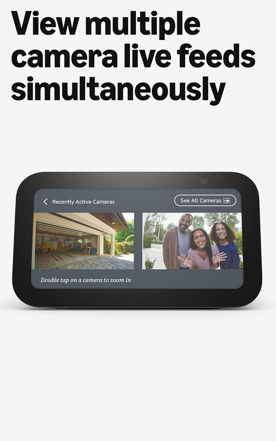 Like-New Amazon Echo Show 5 (newest model), Smart display, Designed for Alexa+, 2x the bass and clearer sound, Charcoal