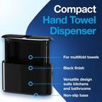 Xpress Paper Towel Dispenser Black H2, 302028