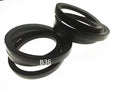 B36/5L390 V-Belt, 5/8 x 39in, Rubber Material, 2 Pcs