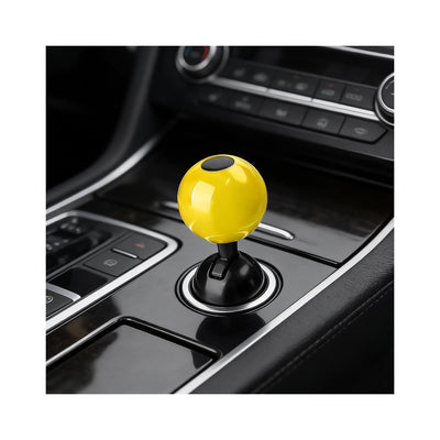 Guilcam Car Push Start Button Cover, Self Adhesive Vehicle Joystick Engine Start Stop Button Rocker, Automotive lgnition Buttons Decoration, Universal for SUV Automobile Truck (Yellow)