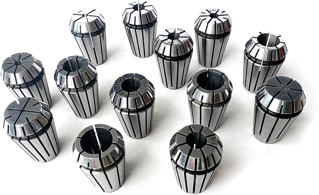 13pcs ER20 Spring Collet Set/Wrench for CNC Engraving Machine