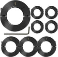 Bore 1'' Shaft Collar Carbon Steel Material Double Split Set Screw Suitable for Machinery and Industrial Use (8, 1'')