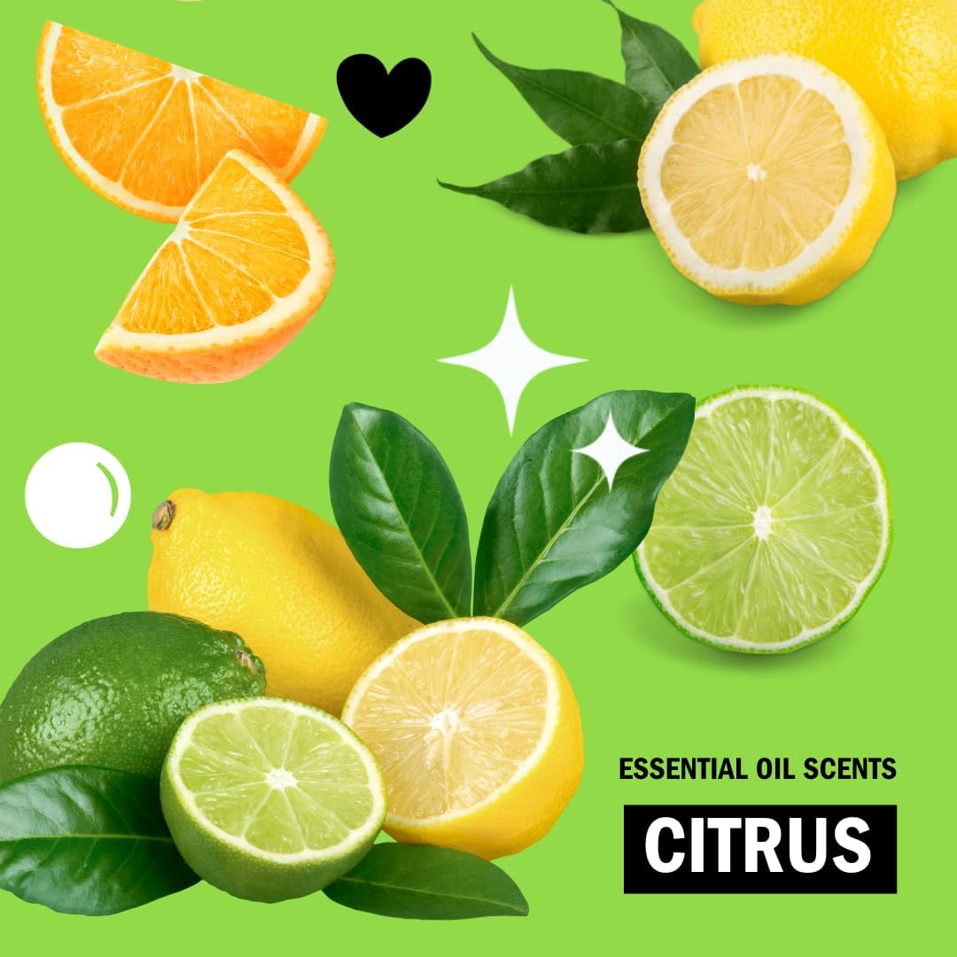 Liquid Dish Soap | Clean, Simple Ingredients | Extra Scrubbing Power | Citrus Scent, 24 oz - 2 Pack