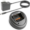 CP200 Rapid Charger WPLN4137 Replacement for Motorola CP200D R2 2-Way Radio | Smart desktop charger fits DEP450 PR400
