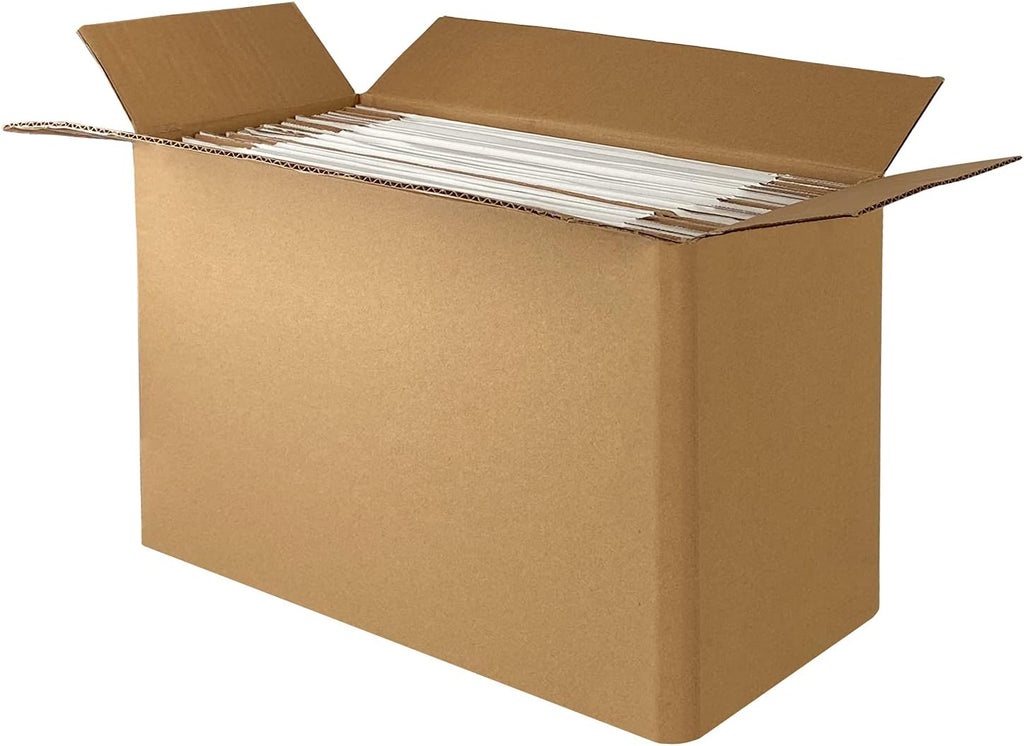 11x8x2 Inches Shipping Boxes Set of 25, White Small Corrugated Cardboard Box, Mailer Boxes for Packing Small Business