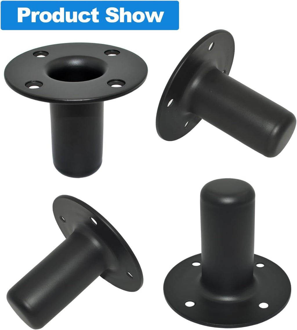 Speaker Stand Top Hat, 4.13"x3.29", All Metal, 2 Packs | One-piece construction, Speaker Cabinet Pole Mount，PA/DJ