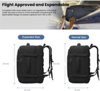 Carry On Backpack TSA Flight Approved, 50L Big Travel Backpack for Men