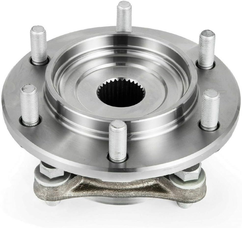 MotorbyMotor 950-001 Front Wheel Bearing and Hub Assembly 4WD with 6 Lugs fits for Toyota Tacoma 4Runner FJ Cruiser, Lexus GX460 GX470 Wheel Hub Bearing Assembly 515040