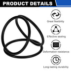 uxcell 100Pcs AS-025 NBR 70A O-Rings 1-3/16"ID x 1/16"CS/1.176"ID x 0.07"CS