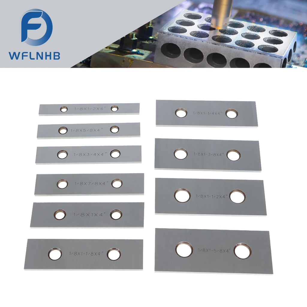 WFLNHB 10 Pair 1/8 x 4" Accuracy Parallel Block Set, 0.0002 Inch Accuracy