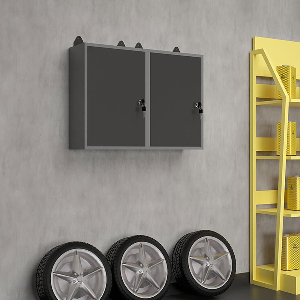 Steel Wall Mounted Storage Cabinet, Metal Hanging Tool Cabinets