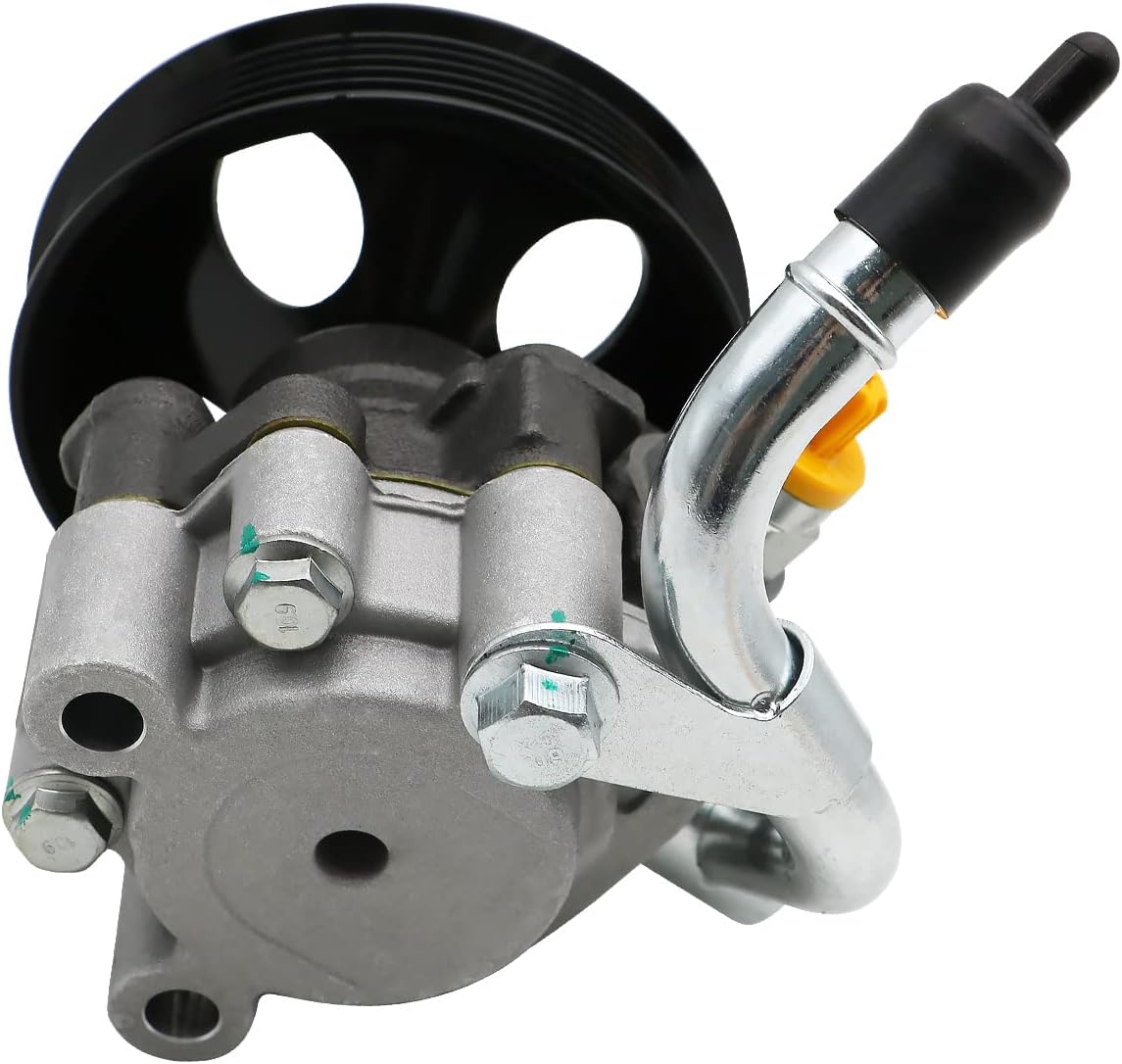 Chefull 21-5129 Power Steering Pump with Pulley for 1998-2000 Chevy Prizm 1.8L, 1998-2000 Toyota Corolla 1.8L, OE-Quality New Power Steering Pump