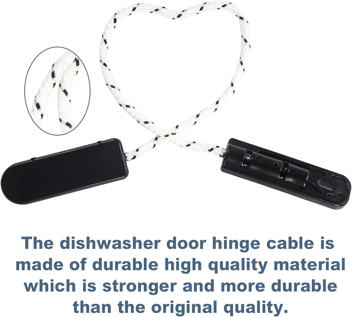 4933DD3001B Dishwasher Hinge Cable Replacement for LG, Kenmore - Replaces 4933DD3001A, AP4511304, PS3524406, EAP3524406, AH3524406