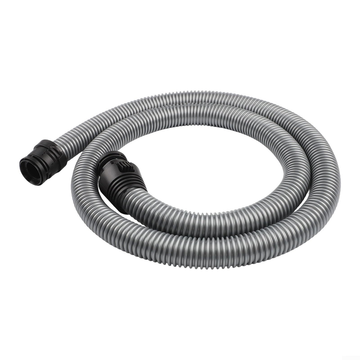 Replacement 2m Vacuum Hose, With WAnd HAndle, For Miele C1 C2 S Series, 38mm Swivel Extension Tube, With Ergonomic Grip And Suction Control, Silver(Hose)