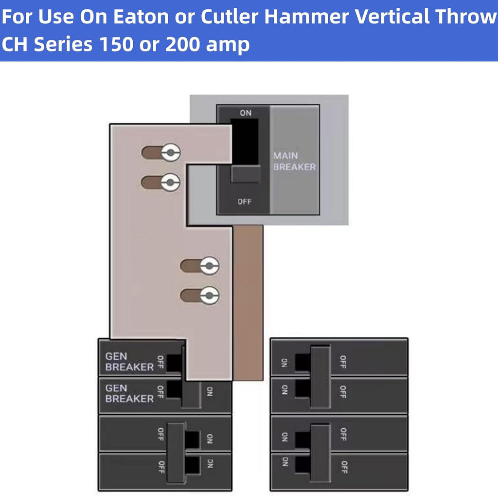 Generator Interlock Kit Compatible with Eaton Cutler Hammer