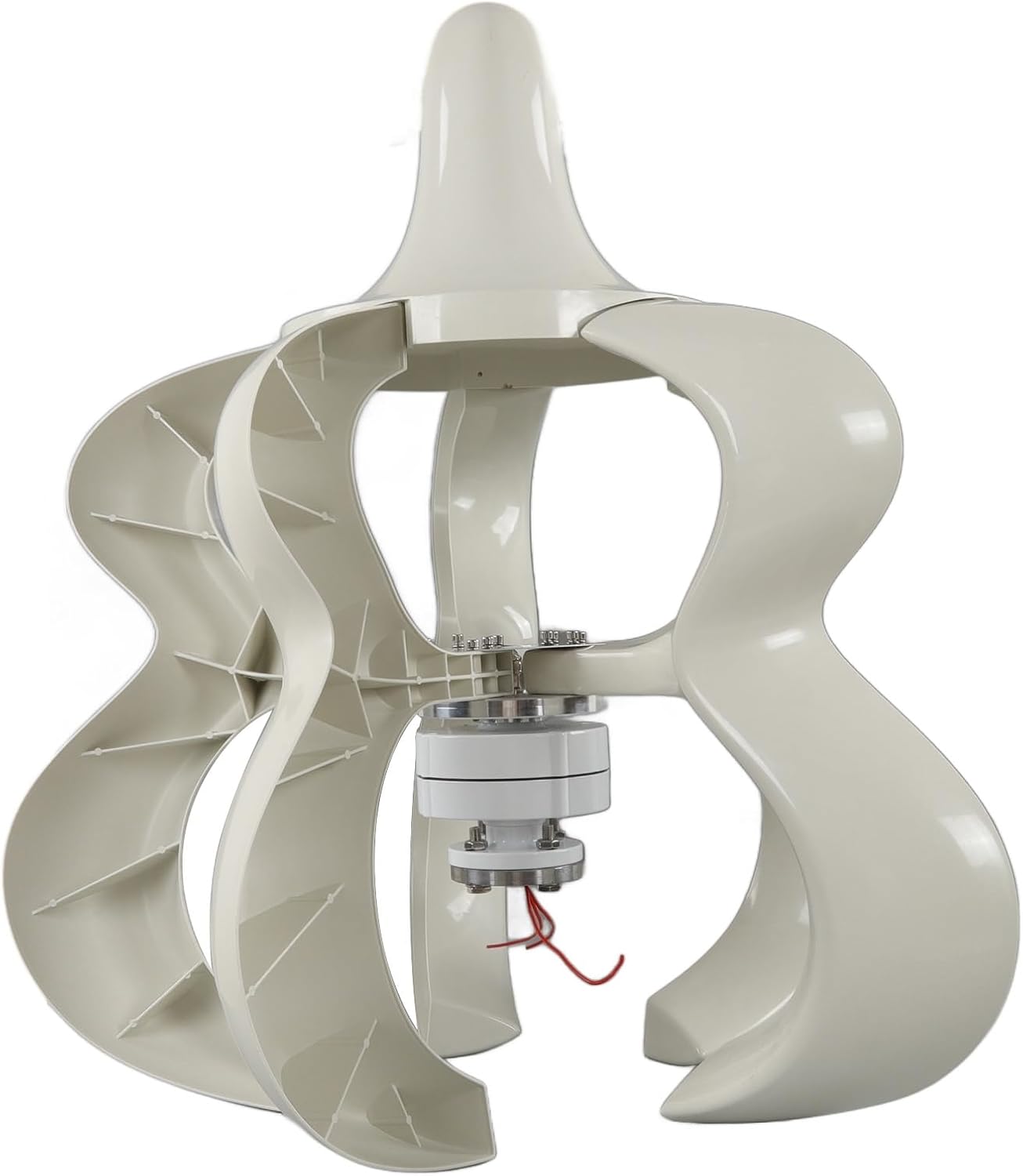 12V Wind Turbine Generator Kit, 5 Blade Gourd Shaped Wind Generator with Nylon Fiber Blades and IP67 Controller