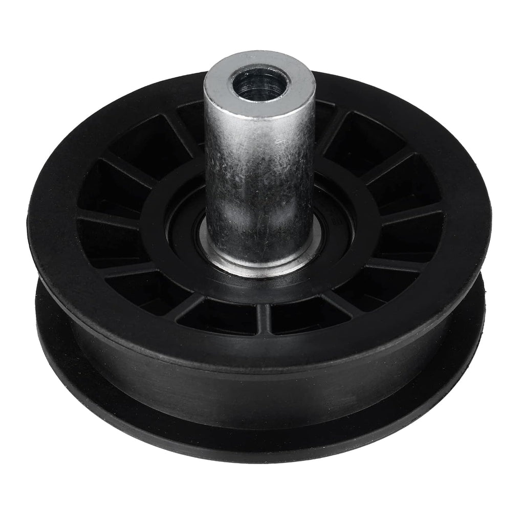 ILONPA 179114 Flat Idler Pulley for Husqvarna/Poulan/AYP/Craftsman 532179114 5321791-14 for Husqvarna CT131, CT141, CT151, LT131, LT135, LT141 for Poulan BB185H42, PK20H42, PXT16542 (1 Pack)