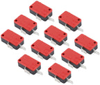 10Pcs Microswitch, 2Pin Micro Switches Kit, ABS Start Push Buttons, Multifunctional Game Player Micro Buttons for