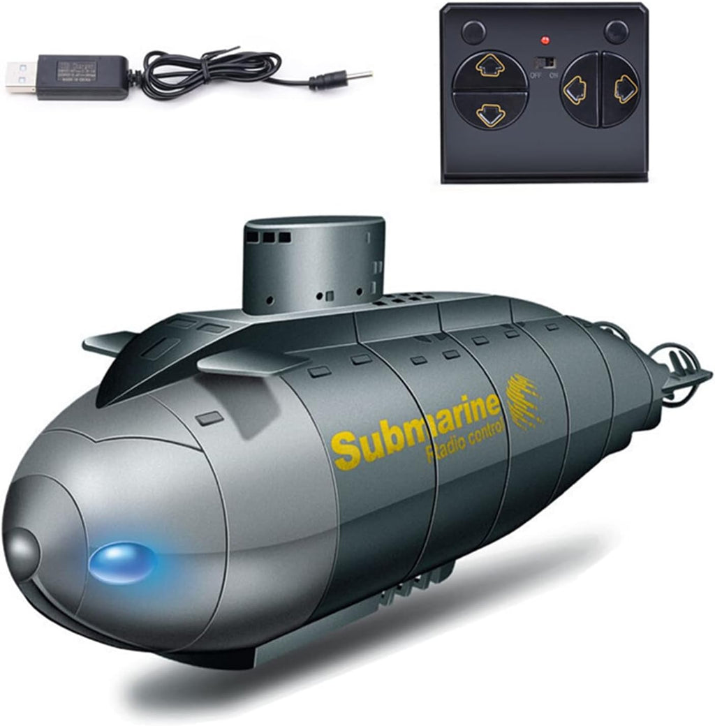 Mini RC Submarine for, 2.4G 6CH Remote Control Boat Remote Control Submarine, Model Electronic Water Toy Boat for