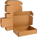 Kraft Shipping Boxes 8x6x2", Corrugated Cardboard Mailer,50 Count