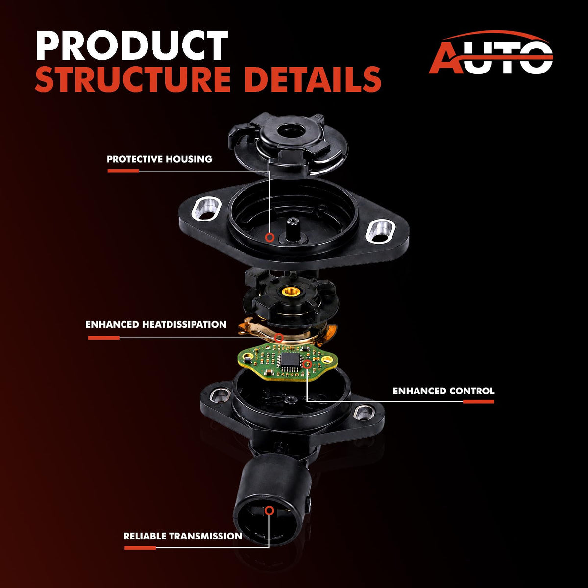 AUTO OCCASION Throttle Position Sensor TPS Sensor with for Acura Honda