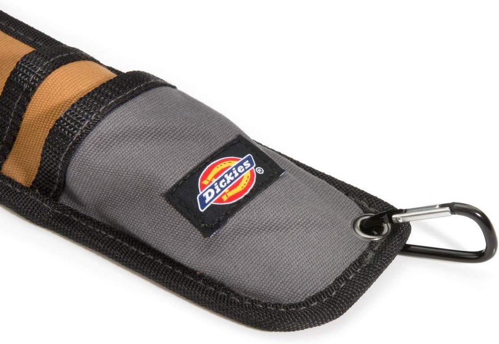 Utility Knife Sheath for Belt, Durable Canvas with PVC Cut-Resistant Sheath Lining, 2-inch Belt Loop, Tan/Grey