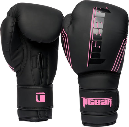 Surge Pro Boxing Gloves for Men Women & Kids | Engineered Leather Muay Thai Gloves, MMA Gear, Kickboxing Heavy Bag