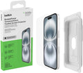 ScreenForce TemperedGlass Treated Screen Protector for iPhone 16, 15 and 14 Pro - Slim & Scratch-Resistant - Includes