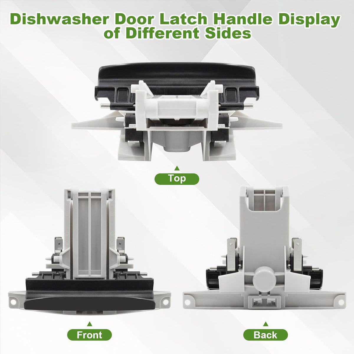 W10130695 Dishwasher Door Latch Handle Replacement for Whirlpool Maytag