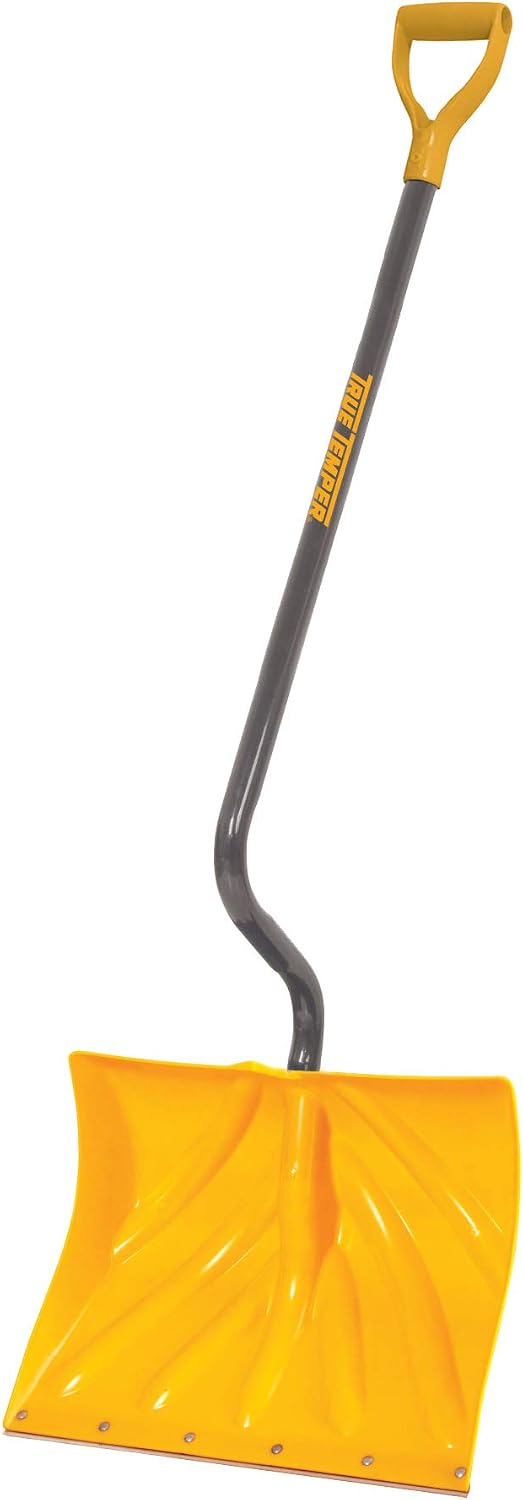 1603072 18" Poly Snow Shovel | Ergonomic D-Grip with Durable Steel Handle