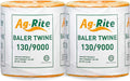 Hay Baling Twine 130 x 9000' UV Two Spool - Orange, 1 Roll