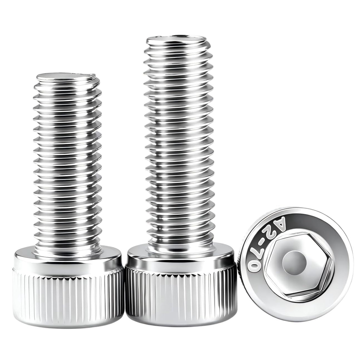 10Pcs M6-1x50mm Socket Head Cap Screws with Hex Spanner