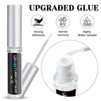 Lash Lift and Color Kit Black, 4-in-1 Eyelash Perm and Brow Lamination Set with 15ml Large Volume Black Cream, DIY