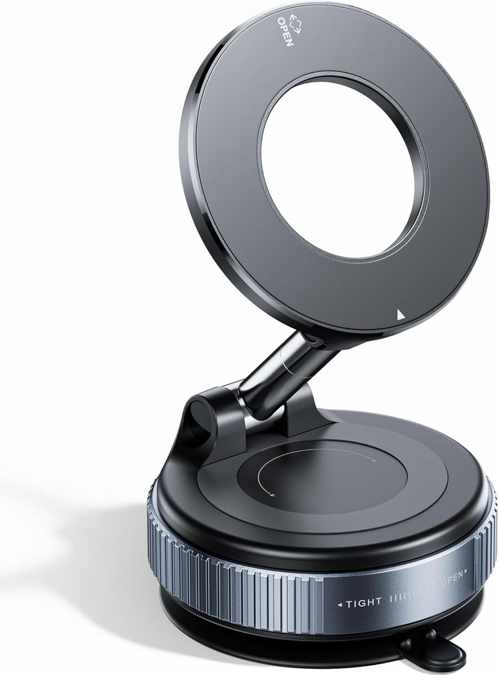 2026 Upgraded Vacuum Magnetic Car Phone Holder 360° Reinforced 96LBS Ultra Suction Cup Phone Mount for MagSafe Cell