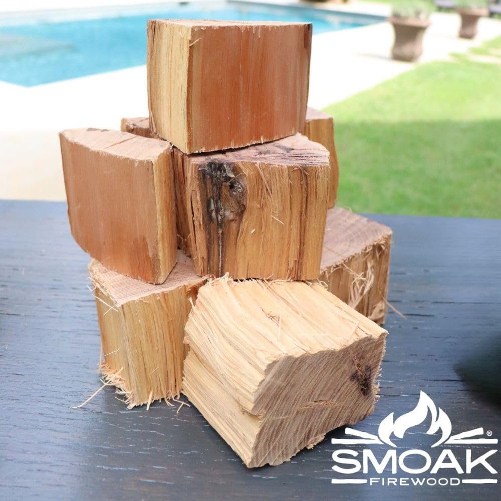 ’s Cooking Wood Chunks (Competition Grade) USDA Certified for Smoking, Grilling or Barbequing (Hickory 25-30lbs 1728