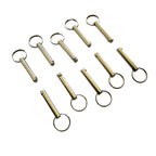 Hanfork 2Pcs Skyjack Safety Pin 100509 Skyjack Lift Part (3/8" Diameter x 2" L) Quick Release Pin for Skyjack Scissor Lifts SJIII 3215 SJIII 3219 SJIII 3220 SJIII 3226 SJIII 4620 SJIII 4626 SJIII4632